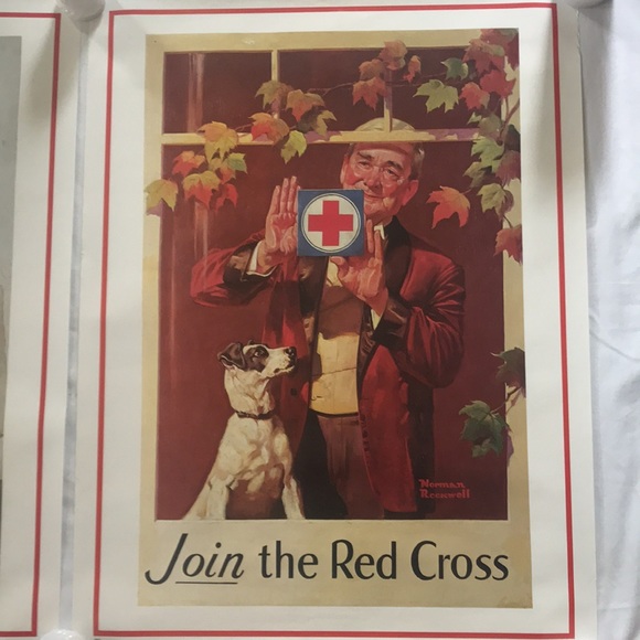 8 Vintage Red Cross Poster - Picture 3 of 8
